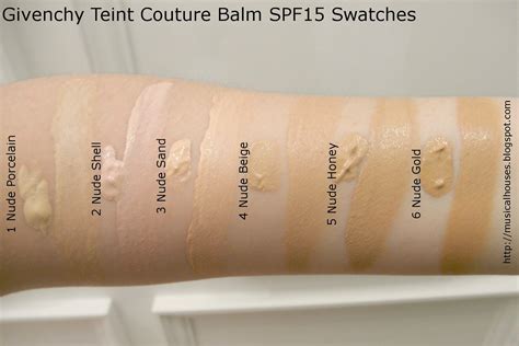 givenchy teint couture blurring foundation balm swatches|teint couture blurring foundation.